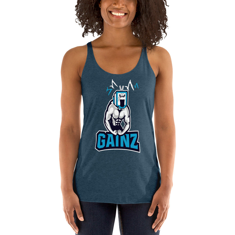 GainZ TV Women's Racerback Tank