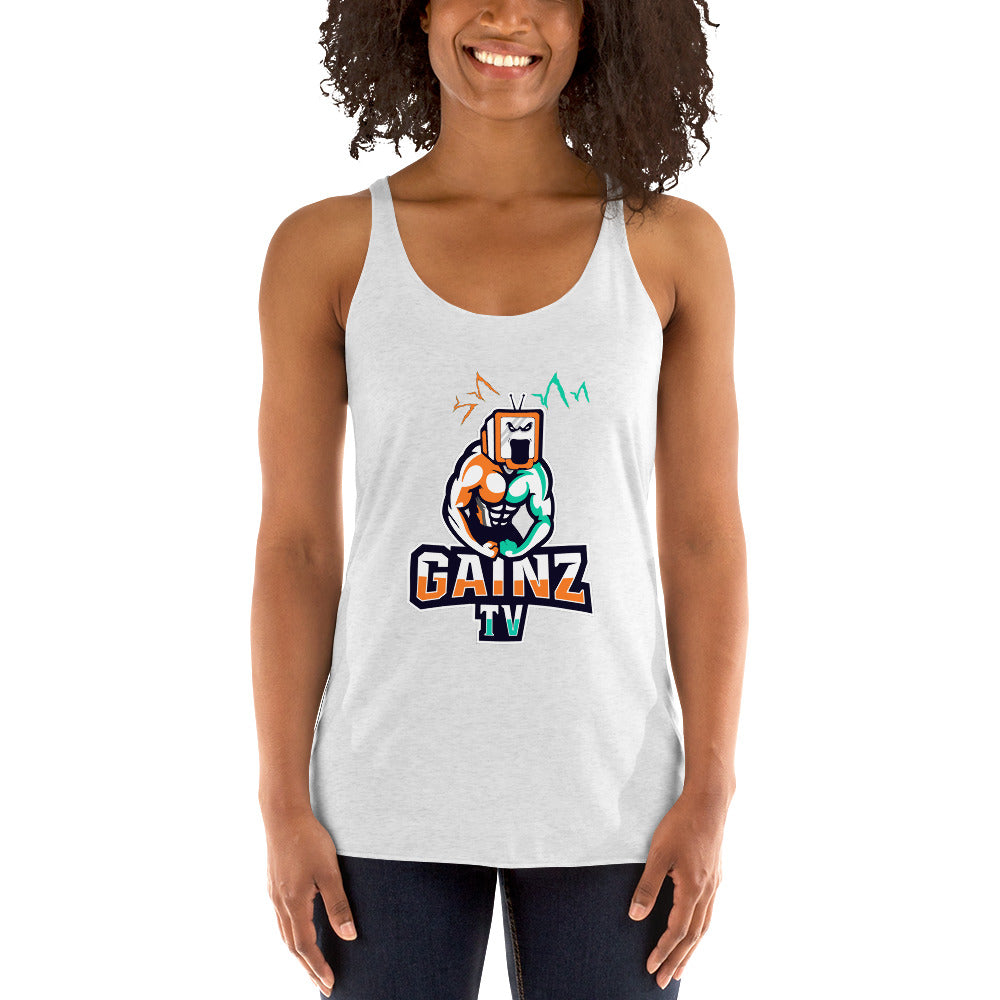 GainZ TV Women's Racerback Tank