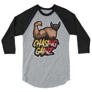 Chasing GainZ 3/4 sleeve raglan shirt