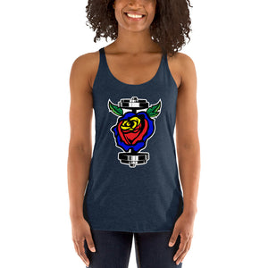 GainZ N Roses Women's Racerback Tank
