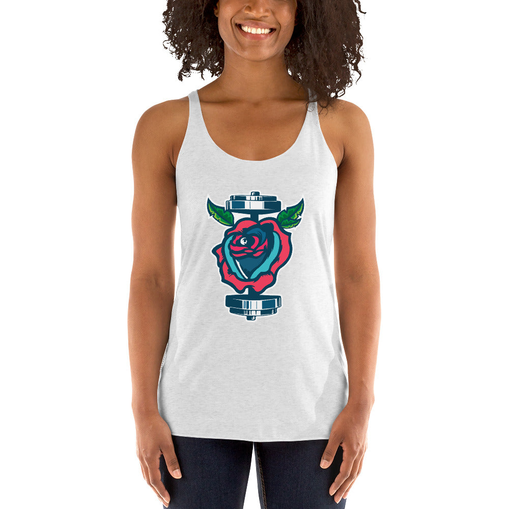 GainZ N Roses Women's Racerback Tank
