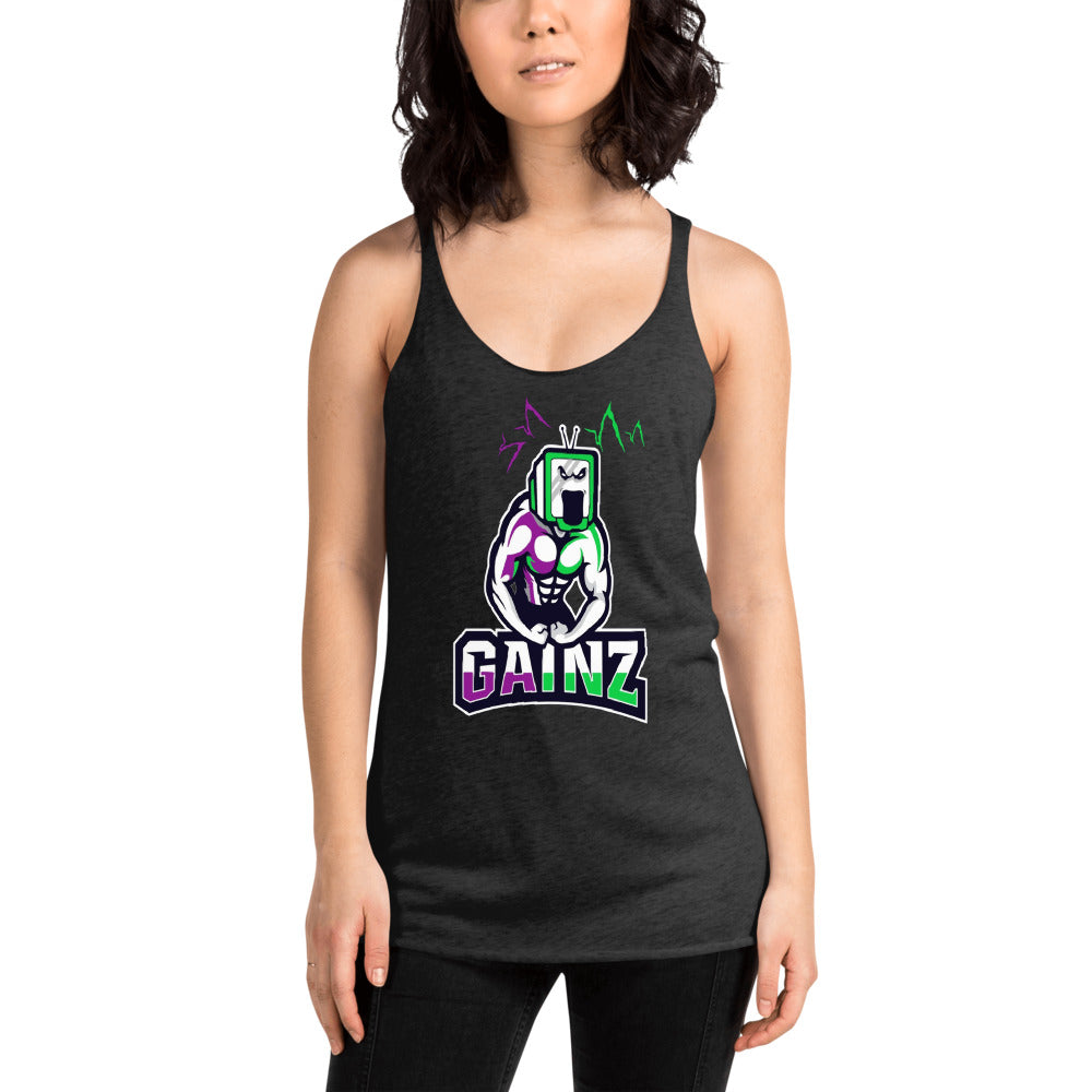 GainZ TV Women's Racerback Tank