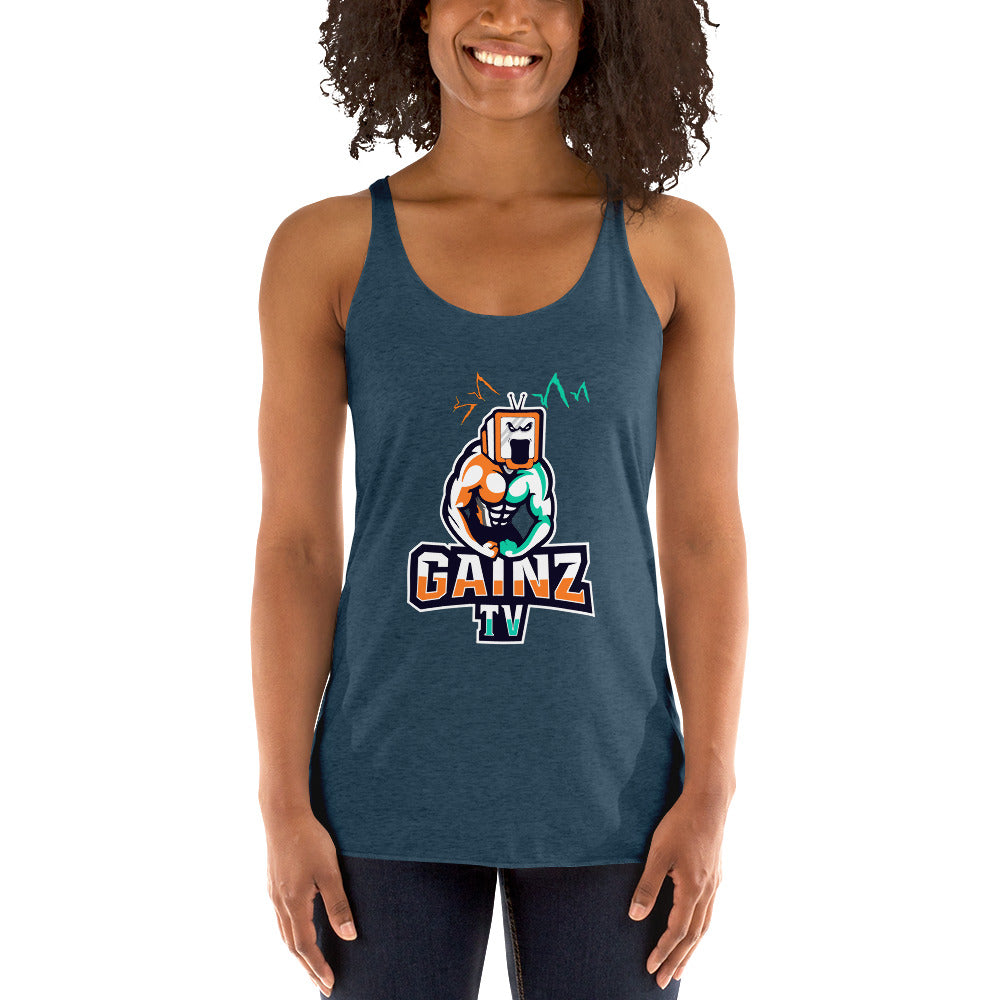 GainZ TV Women's Racerback Tank