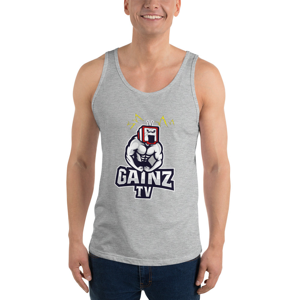 GainZ TV Bella + Canvas 3480 Unisex Jersey Tank with Tear Away Label