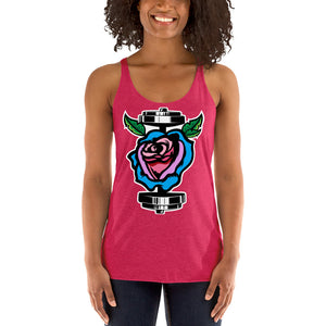 GainZ N Roses Women's Racerback Tank
