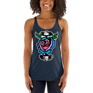 GainZ N Roses Women's Racerback Tank