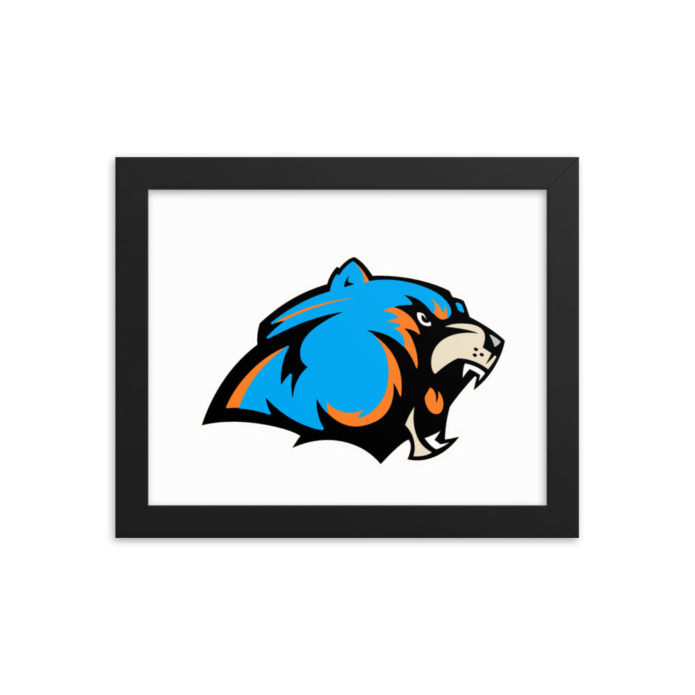 Framed photo paper poster